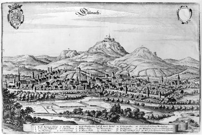 View of Eisenach by German School